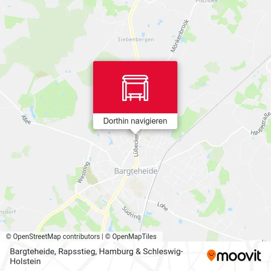 Bargteheide, Rapsstieg Karte