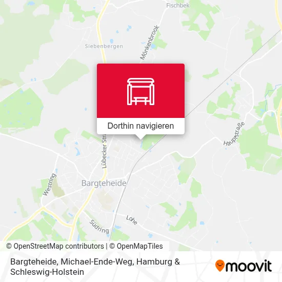 Bargteheide, Michael-Ende-Weg Karte