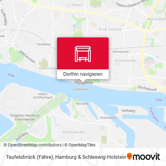 Teufelsbrück (Fähre) Karte