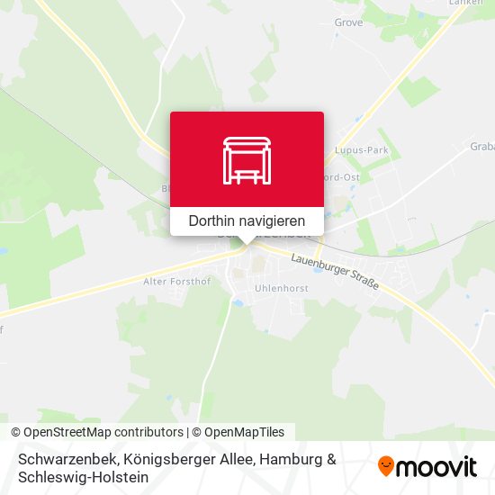 Schwarzenbek, Königsberger Allee Karte