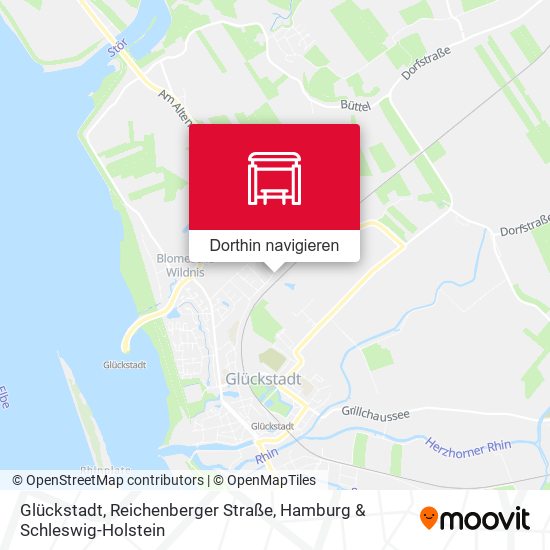 Glückstadt, Reichenberger Straße Karte