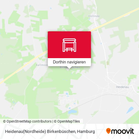 Heidenau(Nordheide) Birkenbüschen Karte