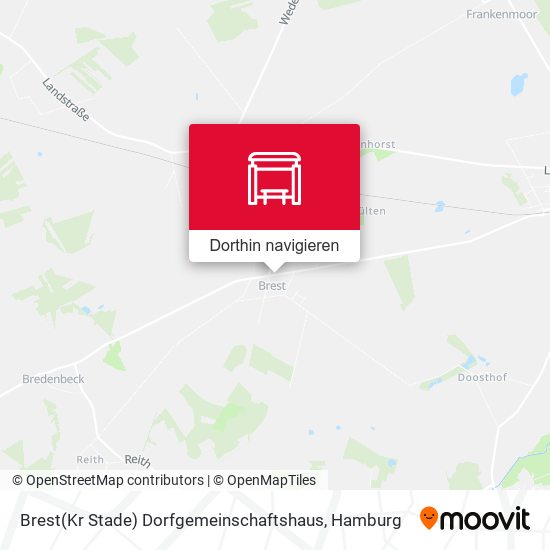 Brest(Kr Stade) Dorfgemeinschaftshaus Karte