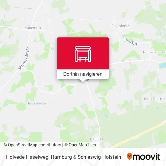 Holvede Haselweg Karte