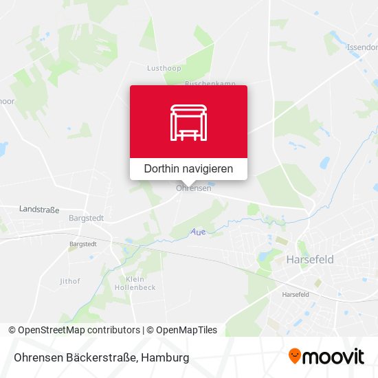 Ohrensen Bäckerstraße Karte