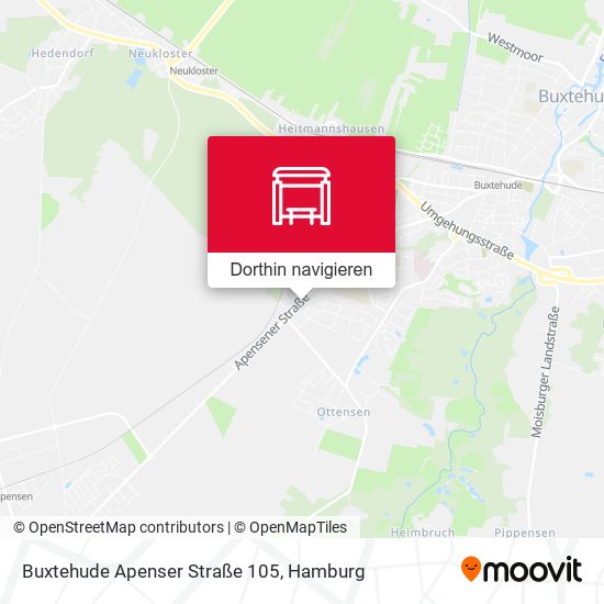 Buxtehude Apenser Straße 105 Karte