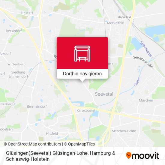 Glüsingen(Seevetal) Glüsingen-Lohe Karte