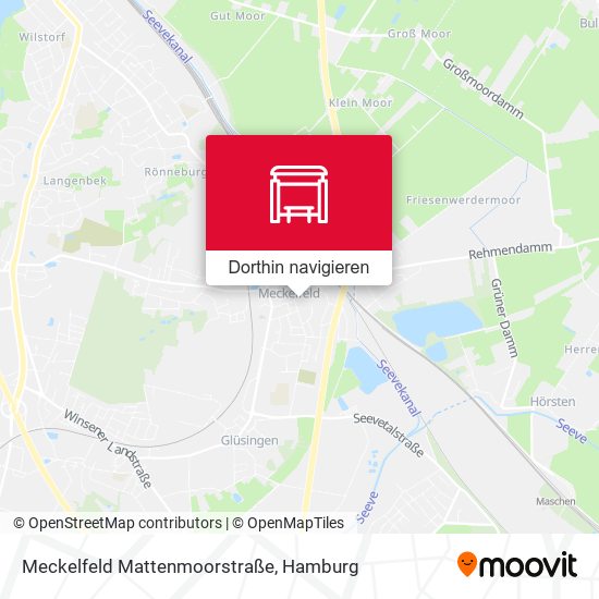 Meckelfeld Mattenmoorstraße Karte