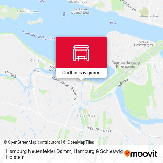 Hamburg Neuenfelder Damm Karte