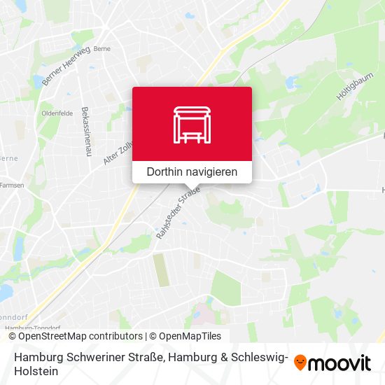 Hamburg Schweriner Straße Karte