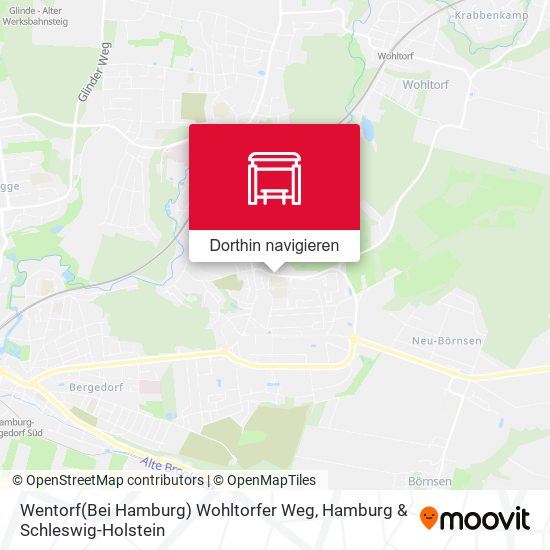 Wentorf(Bei Hamburg) Wohltorfer Weg Karte