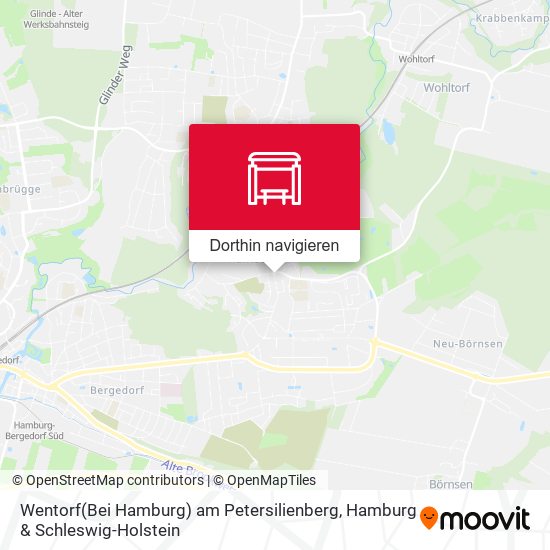 Wentorf(Bei Hamburg) am Petersilienberg Karte