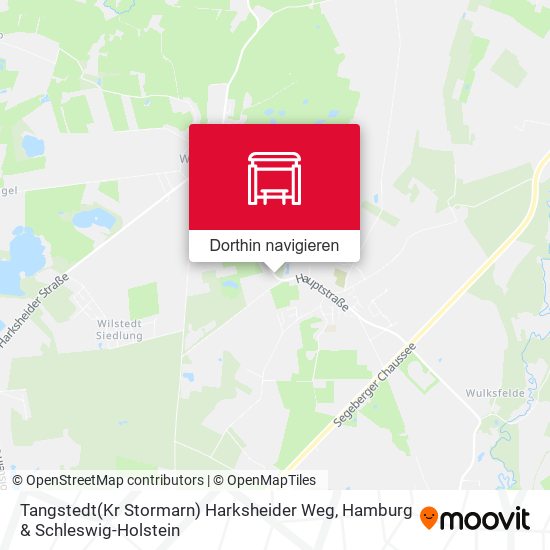 Tangstedt(Kr Stormarn) Harksheider Weg Karte
