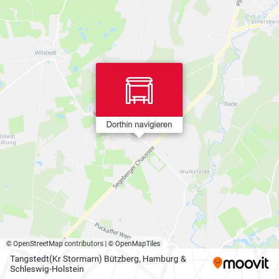 Tangstedt(Kr Stormarn) Bützberg Karte