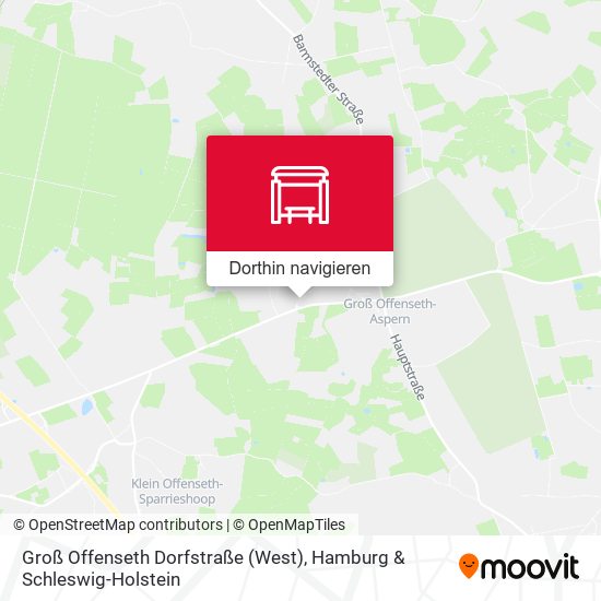 Groß Offenseth Dorfstraße (West) Karte