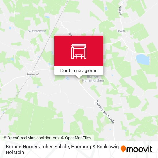 Brande-Hörnerkirchen Schule Karte