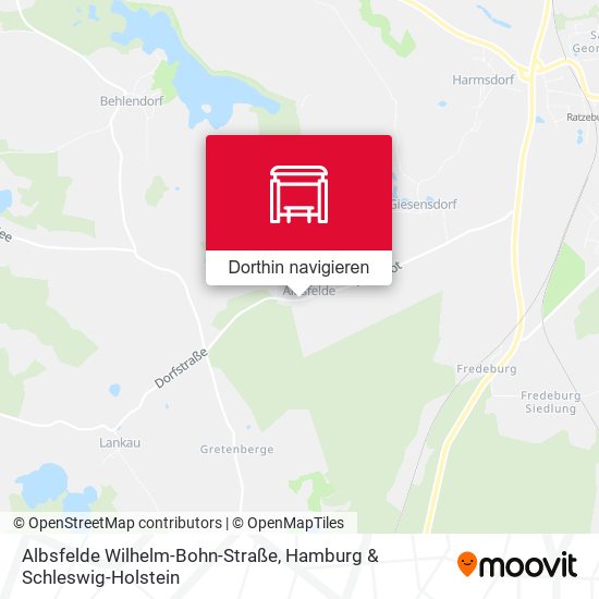 Albsfelde Wilhelm-Bohn-Straße Karte