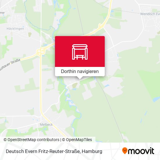 Deutsch Evern Fritz-Reuter-Straße Karte
