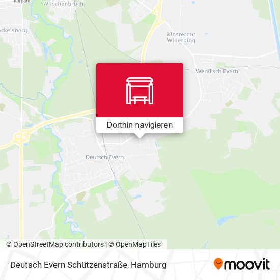 Deutsch Evern Schützenstraße Karte