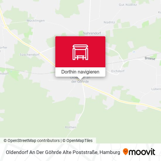 Oldendorf An Der Göhrde Alte Poststraße Karte