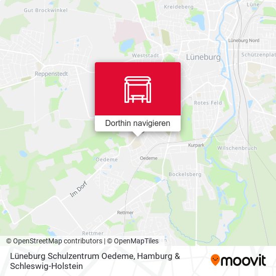 Lüneburg Schulzentrum Oedeme Karte