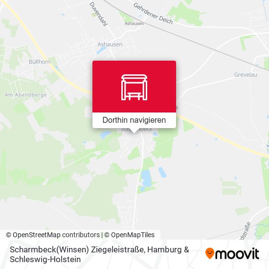 Scharmbeck(Winsen) Ziegeleistraße Karte