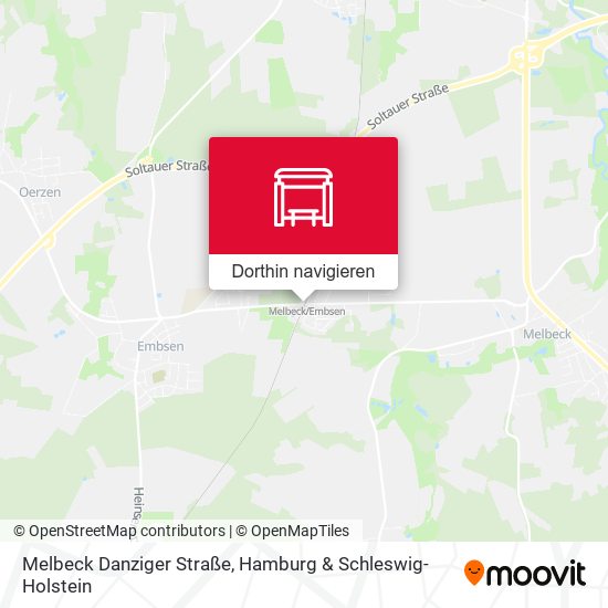 Melbeck Danziger Straße Karte