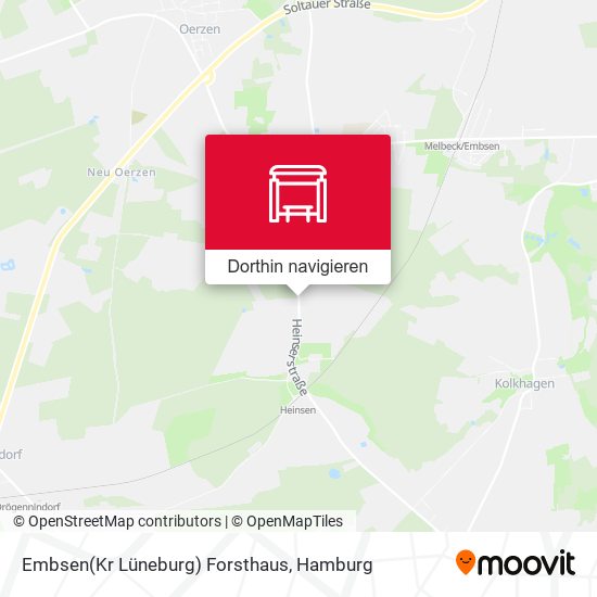 Embsen(Kr Lüneburg) Forsthaus Karte