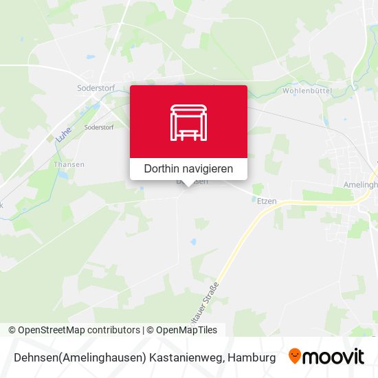 Dehnsen(Amelinghausen) Kastanienweg Karte
