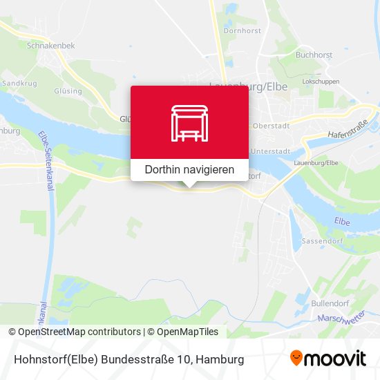 Hohnstorf(Elbe) Bundesstraße 10 Karte