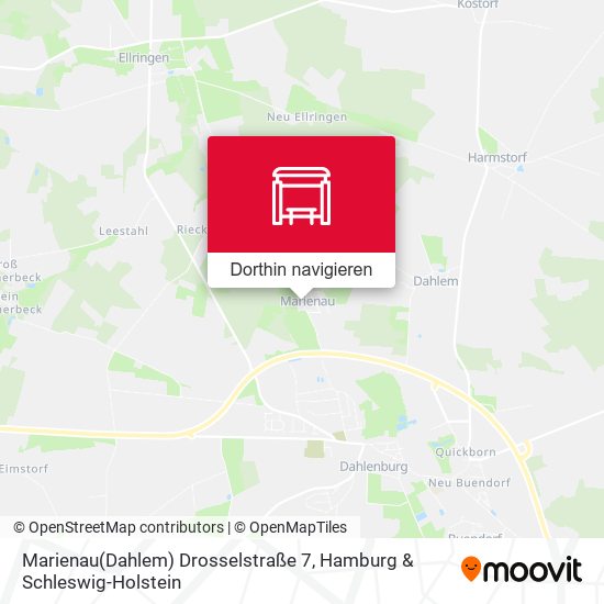 Marienau(Dahlem) Drosselstraße 7 Karte
