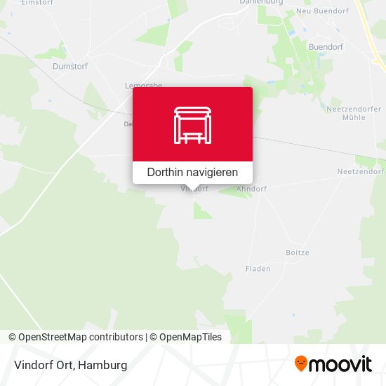 Vindorf Ort Karte