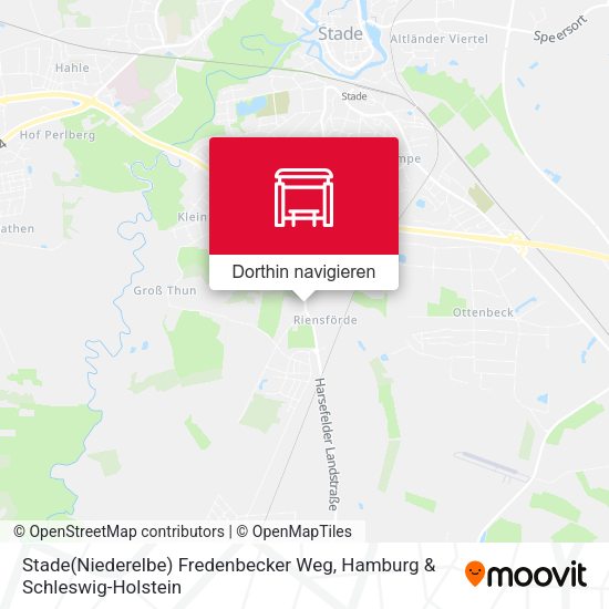 Stade(Niederelbe) Fredenbecker Weg Karte