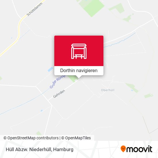 Hüll Abzw. Niederhüll Karte