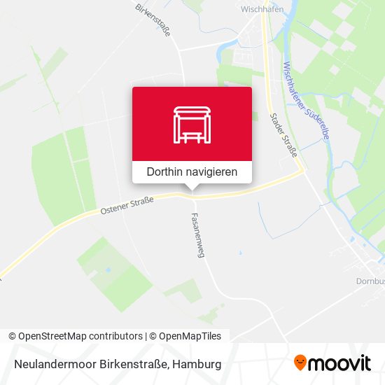Neulandermoor Birkenstraße Karte