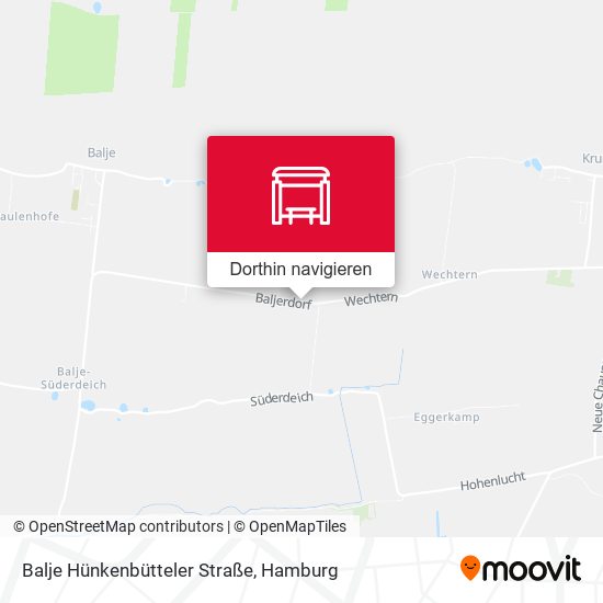 Balje Hünkenbütteler Straße Karte