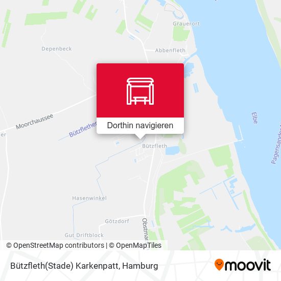 Bützfleth(Stade) Karkenpatt Karte