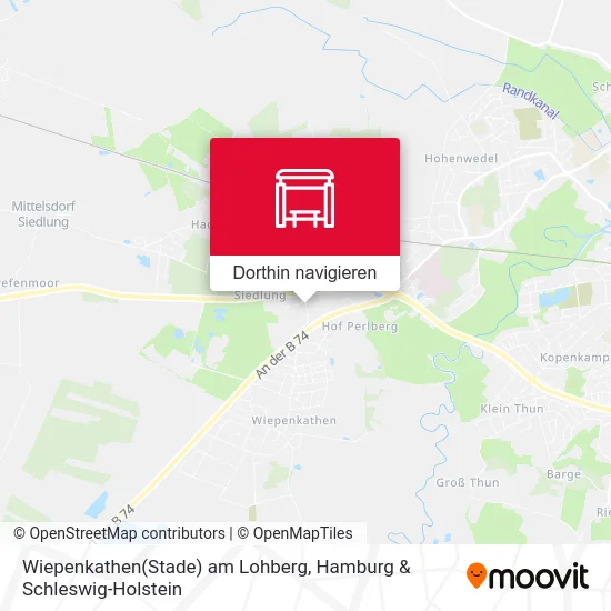 Wiepenkathen(Stade) am Lohberg Karte