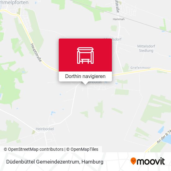 Düdenbüttel Gemeindezentrum Karte