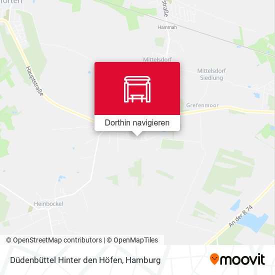 Düdenbüttel Hinter den Höfen Karte