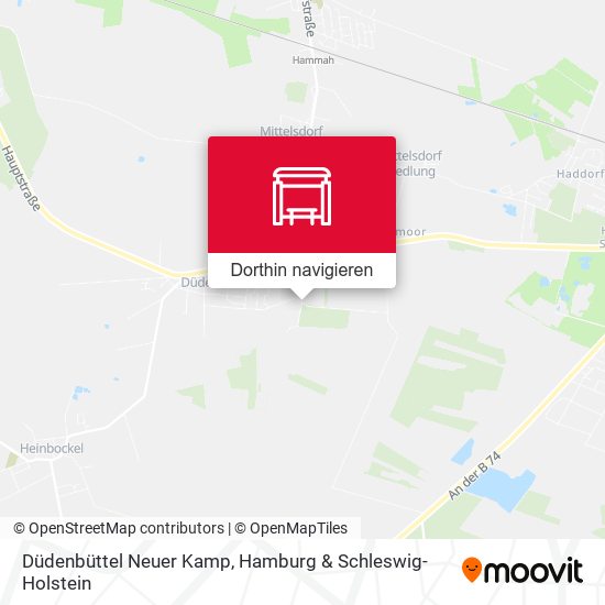 Düdenbüttel Neuer Kamp Karte