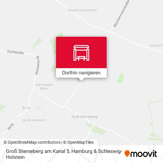 Groß Sterneberg am Kanal 5 Karte