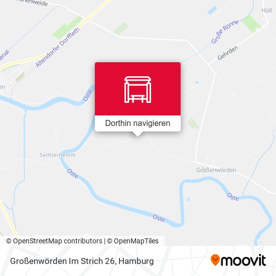 Großenwörden Im Strich 26 Karte