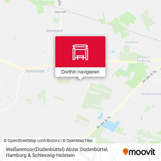 Weißenmoor(Düdenbüttel) Abzw. Düdenbüttel Karte