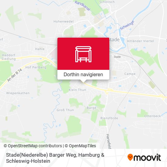 Stade(Niederelbe) Barger Weg Karte