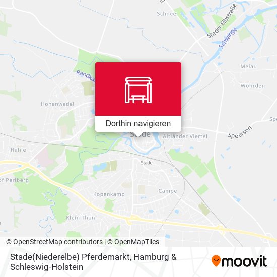 Stade(Niederelbe) Pferdemarkt Karte