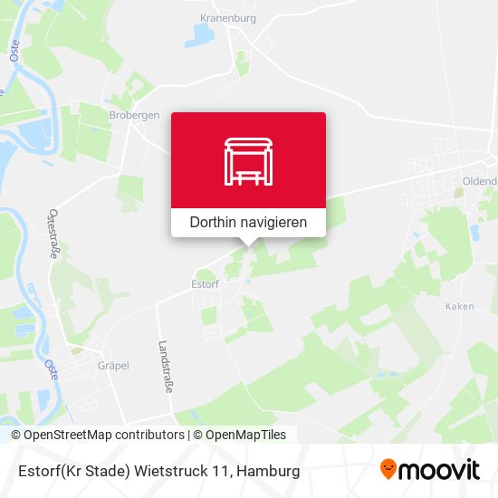 Estorf(Kr Stade) Wietstruck 11 Karte