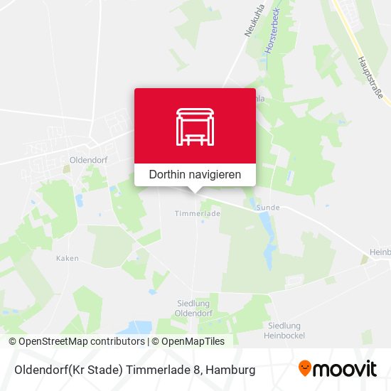 Oldendorf(Kr Stade) Timmerlade 8 Karte