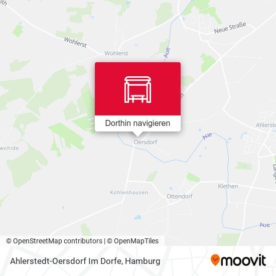 Ahlerstedt-Oersdorf Im Dorfe Karte