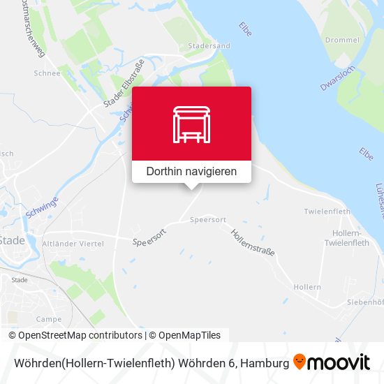 Wöhrden(Hollern-Twielenfleth) Wöhrden 6 Karte